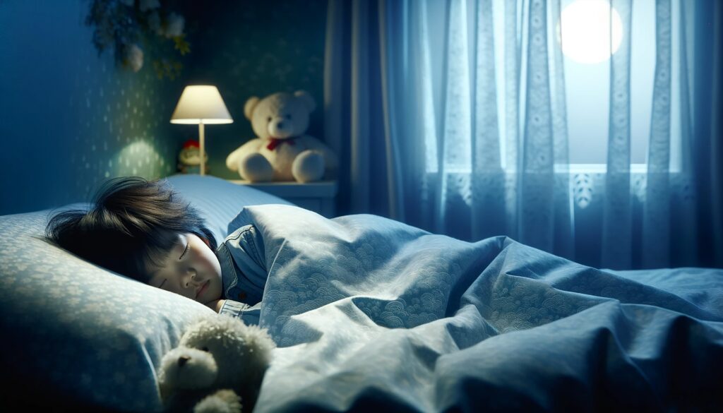 Spanie we własnym pokoju